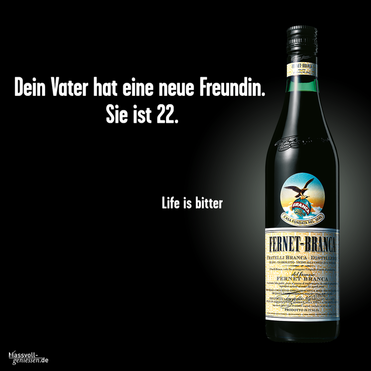 Fernet Branca – „Life is bitter“-Kampagne
