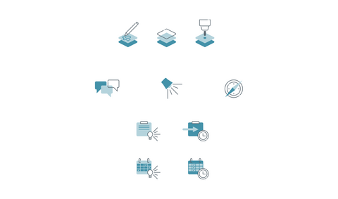 Icons für die Duale Hochschule Baden-Württemberg