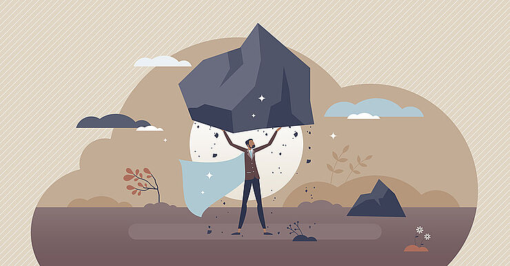Die persönliche Mental Load zum Fliegengewicht machen – das wünsche ich jedem. Bild: VectorMine/Shutterstock.com